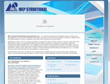 Tablet Screenshot of mepstructural.com